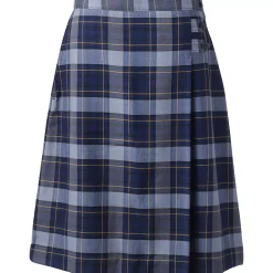 Women's Plaid A-line Skirt Below the Knee