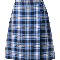 Women's Plaid A-line Skirt Below the Knee