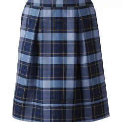 Women's Plaid Pleated Skort Top of Knee