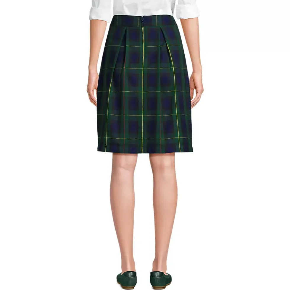 Women's Plaid Skort Top of Knee