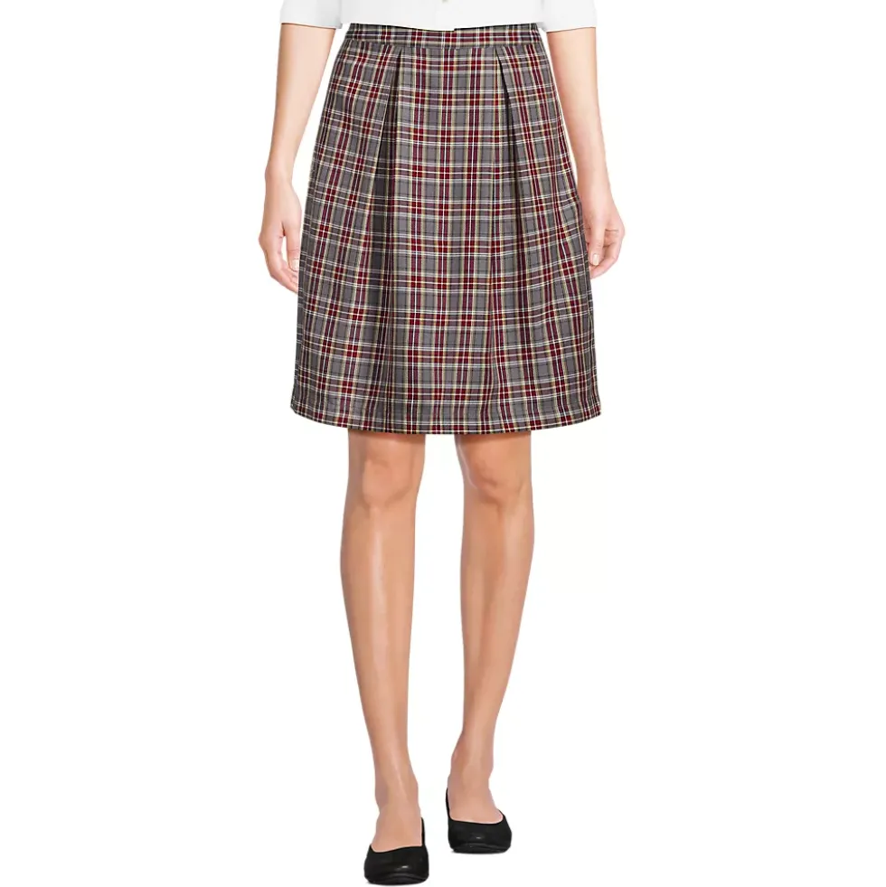 Women's Plaid Skort Top of Knee