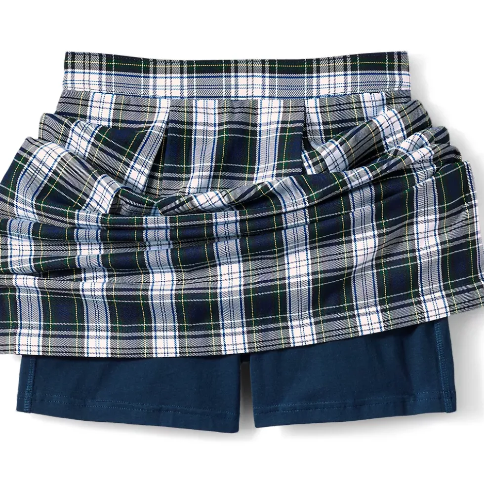 Women's Plaid Skort Top of Knee