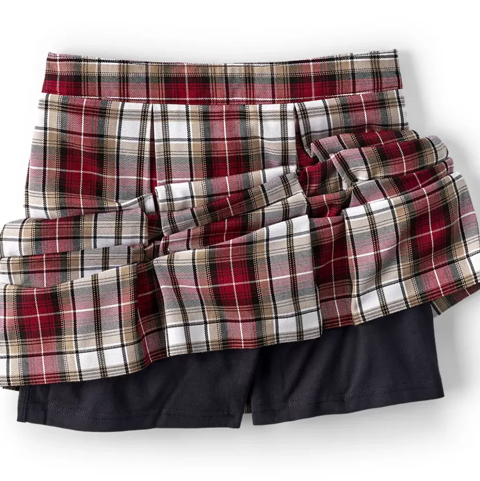Women's Plaid Skort Top of Knee