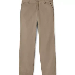 Women's Plain Front Blend Chino Pants