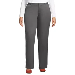 Women's Plain Front Blend Chino Pants