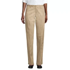 Women's Plain Front Blend Chino Pants