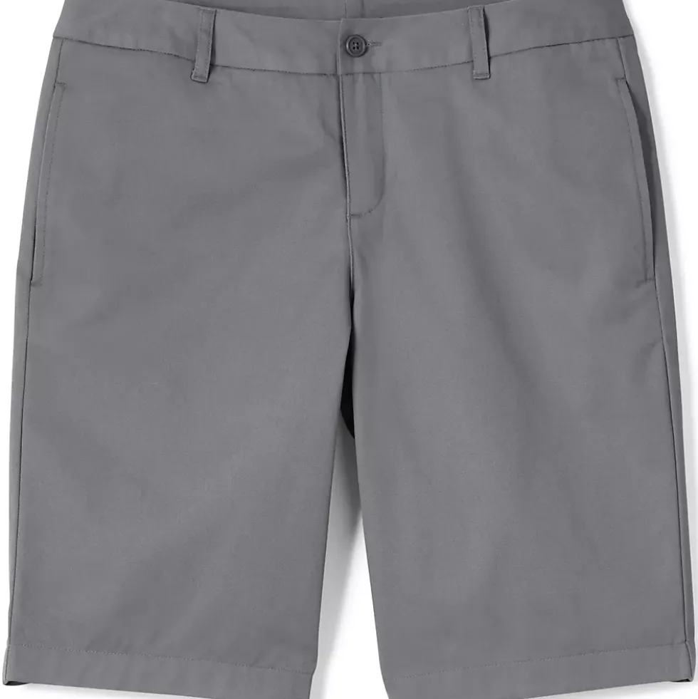 Women's Plain Front Blend Chino Shorts