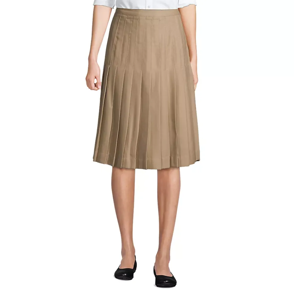 Women's Pleated Skirt Below the Knee