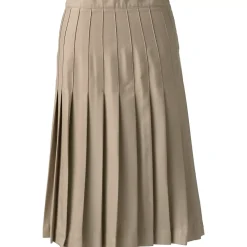 Women's Pleated Skirt Below the Knee