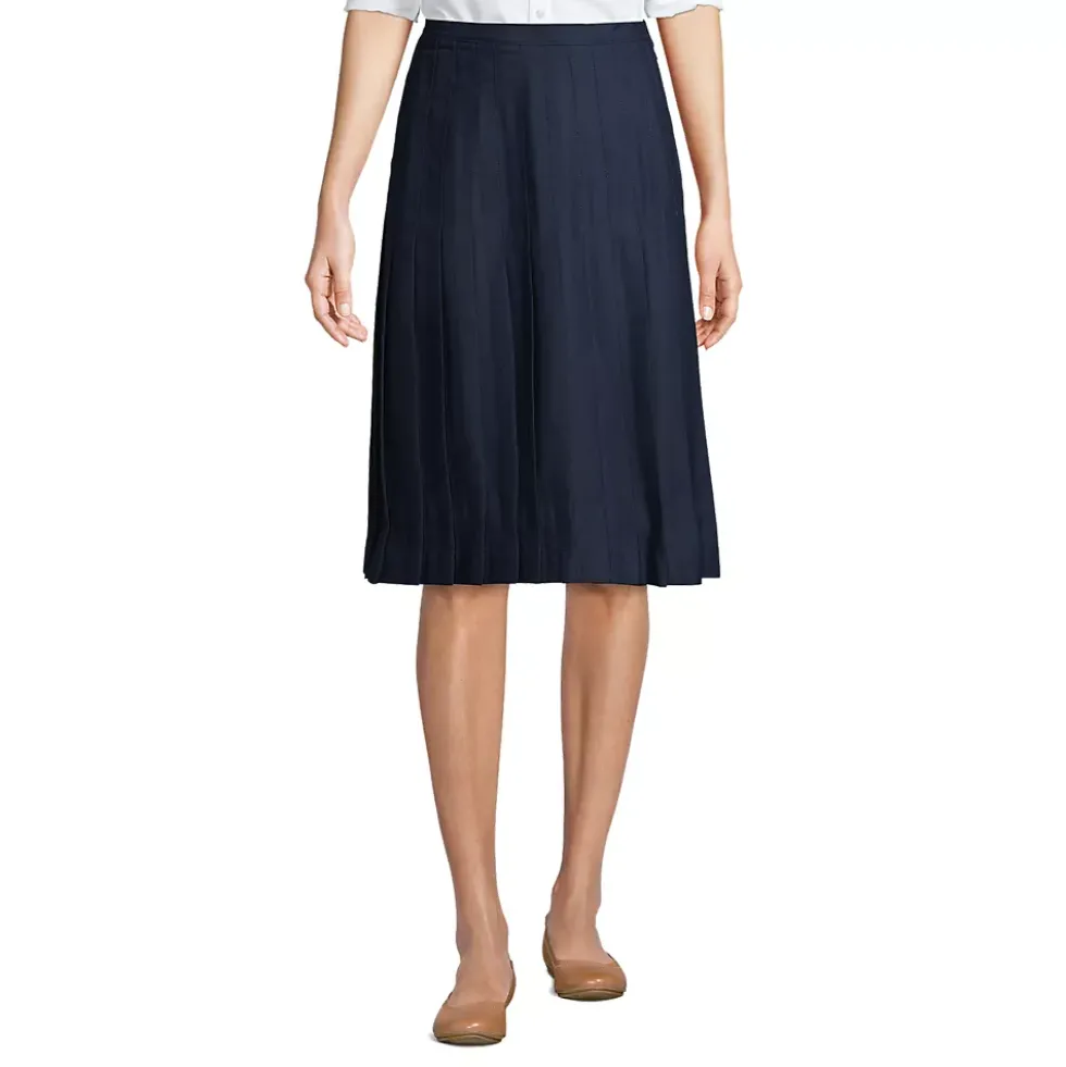 Women's Pleated Skirt Below the Knee