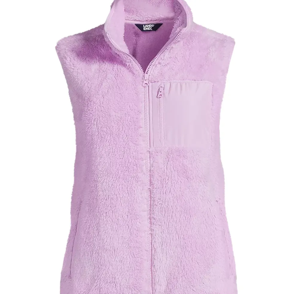 Women's Plus Size Cozy Sherpa Fleece Vest