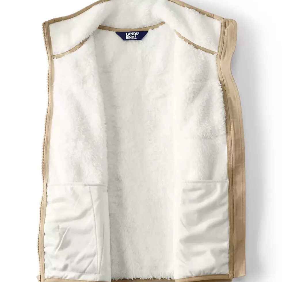 Women's Plus Size Cozy Sherpa Fleece Vest