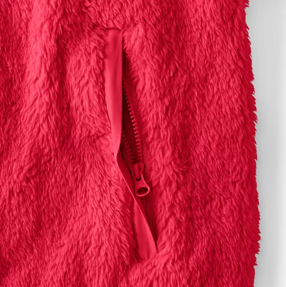 Women's Plus Size Cozy Sherpa Fleece Vest