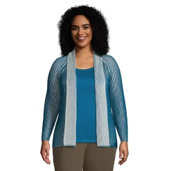 Women's Plus Size Drifter Shaker Open Cardigan Sweater
