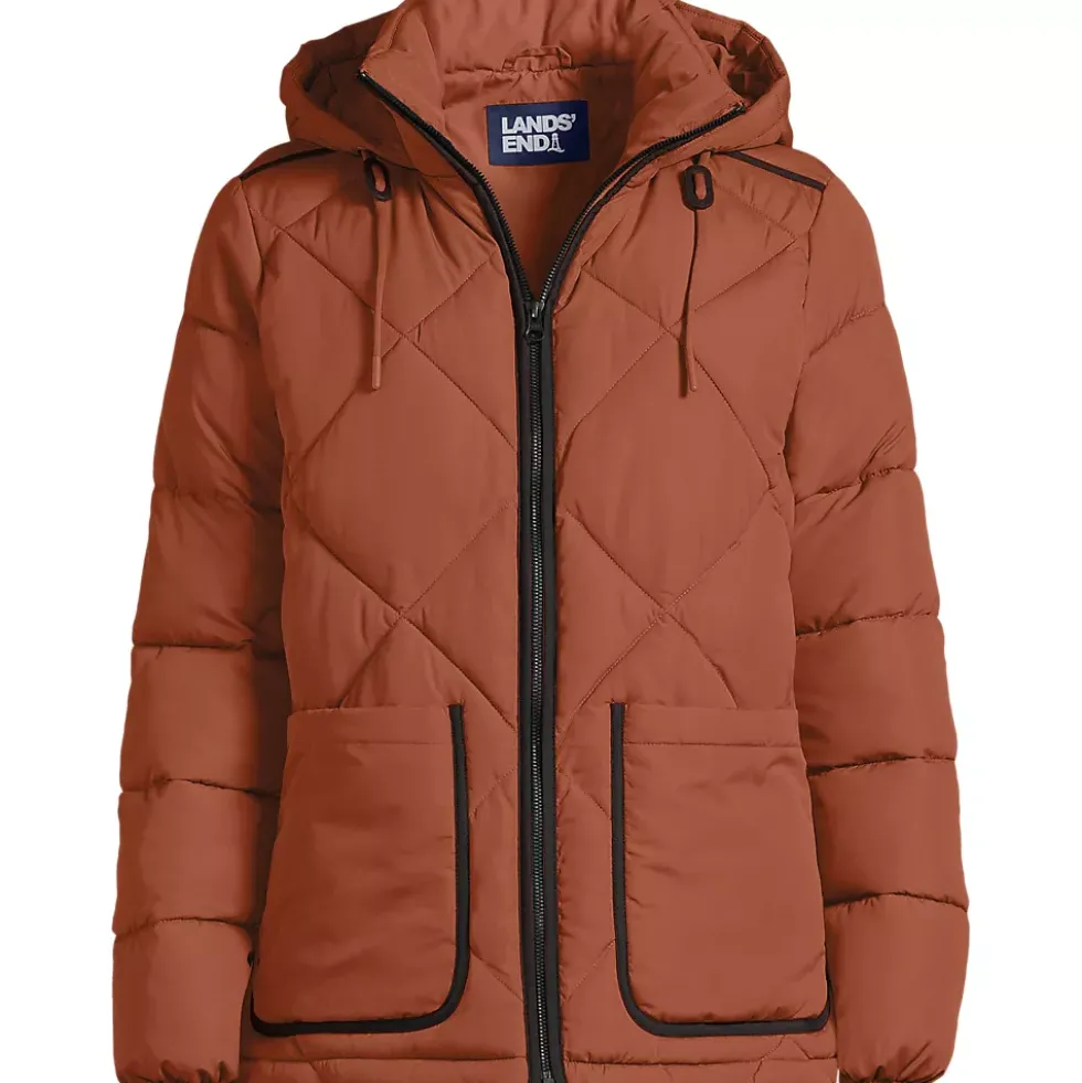 Women's Plus Size FeatherFree Insulated Diamond Quilted Jacket