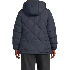Women's Plus Size FeatherFree Insulated Diamond Quilted Jacket