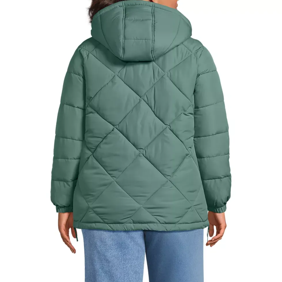 Women's Plus Size FeatherFree Insulated Diamond Quilted Jacket