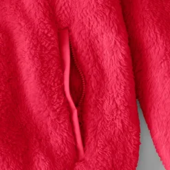 Women's Plus Size Half Zip Cozy Sherpa Fleece Pullover