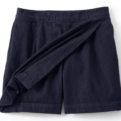 Women's Plus Size Lightweight Denim Above the Knee Skort
