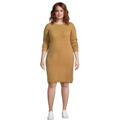 Women's Plus Size Lounge Crew Neck Dress Slounge