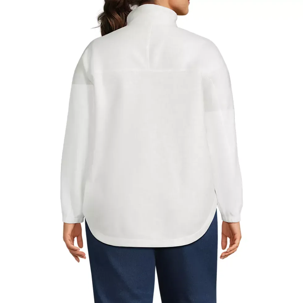 Women's Plus Size Luxe Fleece Quarter Zip