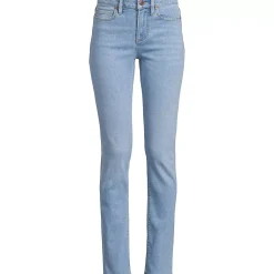 Women's Plus Size Mid Rise Straight Leg Jeans
