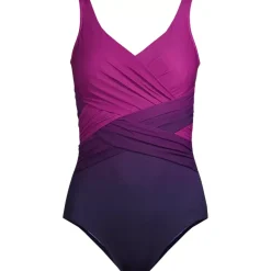 Women's Plus Size New SlenderSuit Wrap One Piece Swimsuit