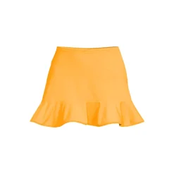 Women's Plus Size Ruffle Hem Mini Swim Skirt