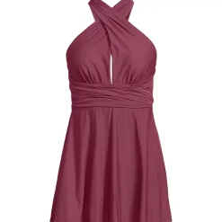 Women's Plus Size SlenderSuit Multi Way Swim Dress One Piece Swimsuit