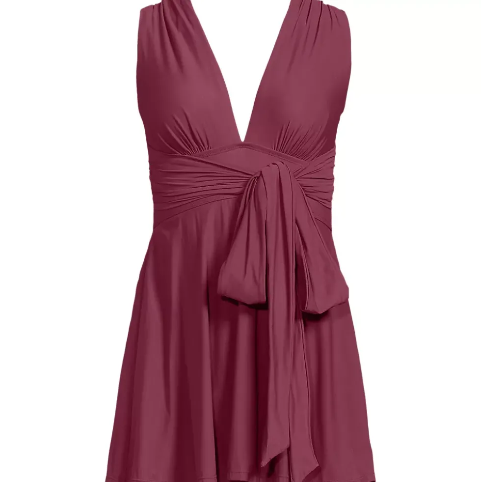 Women's Plus Size SlenderSuit Multi Way Swim Dress One Piece Swimsuit
