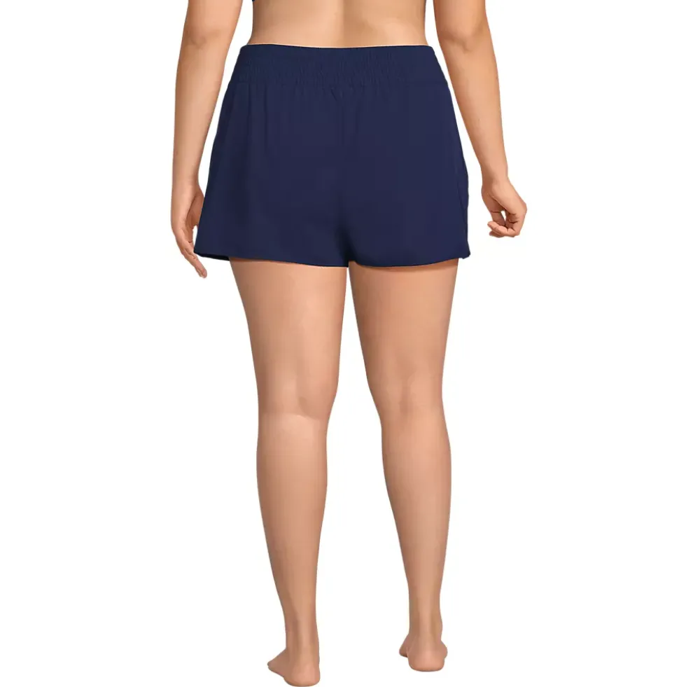 Women's Plus Size Tulip Hem Swim Skort