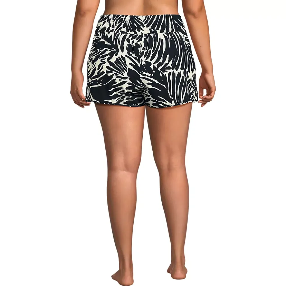 Women's Plus Size Tulip Hem Swim Skort