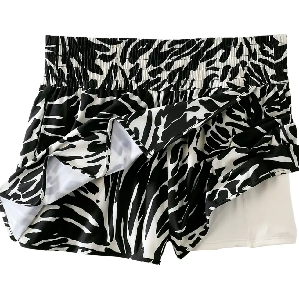 Women's Plus Size Tulip Hem Swim Skort