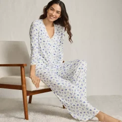 Women's Pointelle Long Sleeve Sleep Cardigan