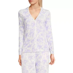 Women's Pointelle Long Sleeve Sleep Cardigan