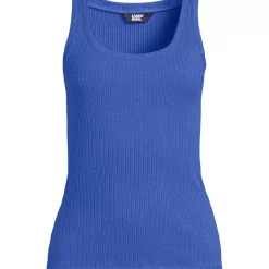 Women's Pointelle Rib UNeck Tank