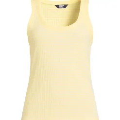 Women's Pointelle Rib UNeck Tank