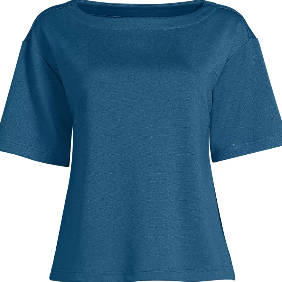 Women's Ponte Elbow Sleeve Shirt