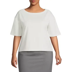Women's Ponte Elbow Sleeve Shirt