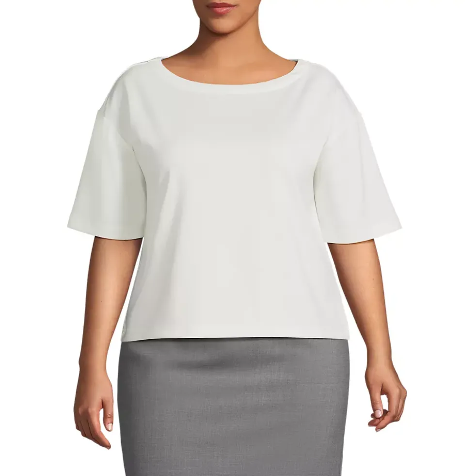 Women's Ponte Elbow Sleeve Shirt