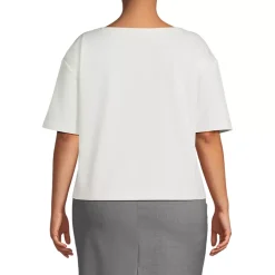 Women's Ponte Elbow Sleeve Shirt