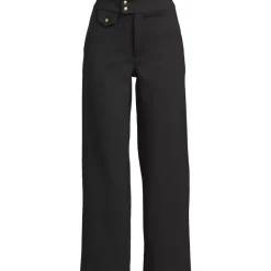 Women's Ponte High Rise Straight Leg Crop Pants