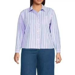 Women's Poplin Cropped Shirt with Ruffles