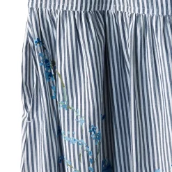 Women's Poplin Drop Waist Midi Skirt - Set Bottom