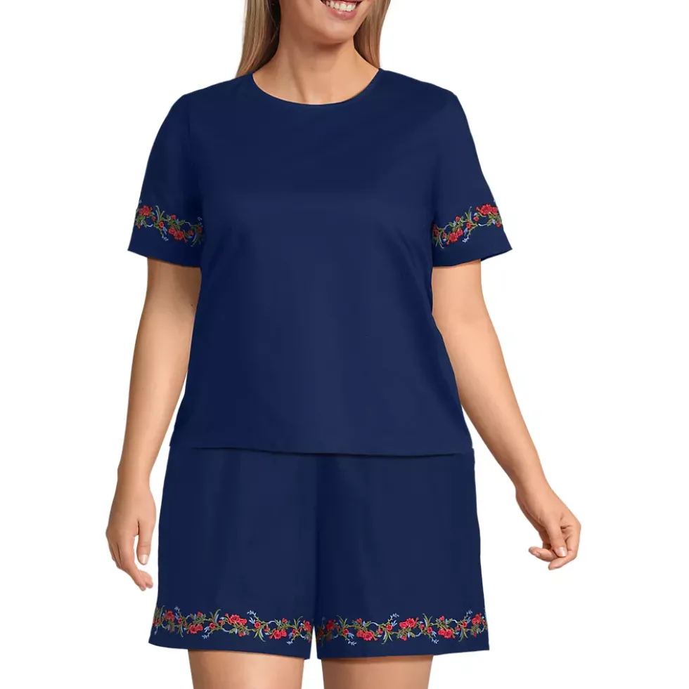 Women's Poplin Eyelet Shirt
