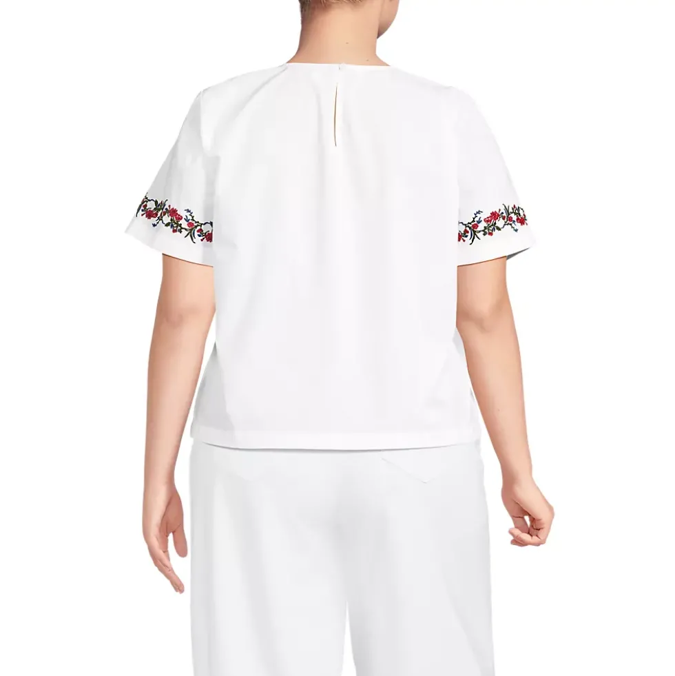 Women's Poplin Eyelet Shirt