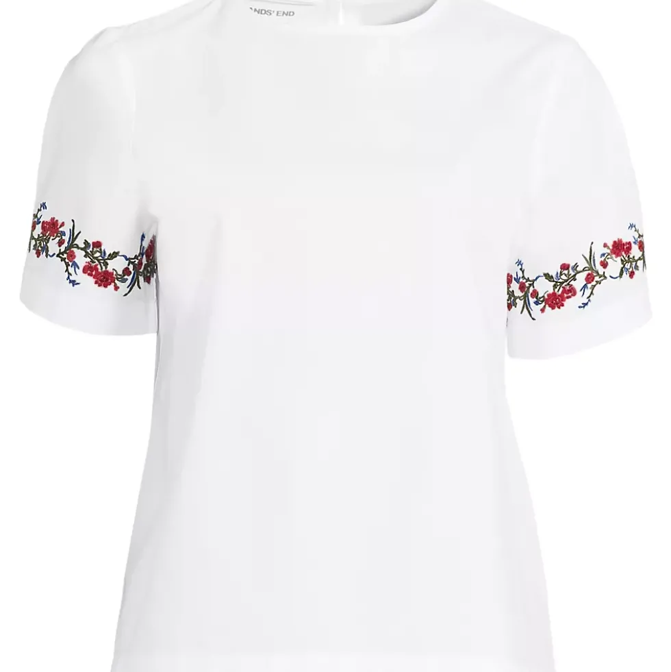 Women's Poplin Eyelet Shirt
