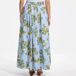 Women's Poplin Godet Maxi Skirt - Set Bottom