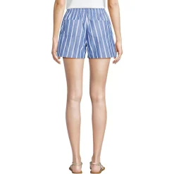 Women's Poplin High Rise Pull On 5