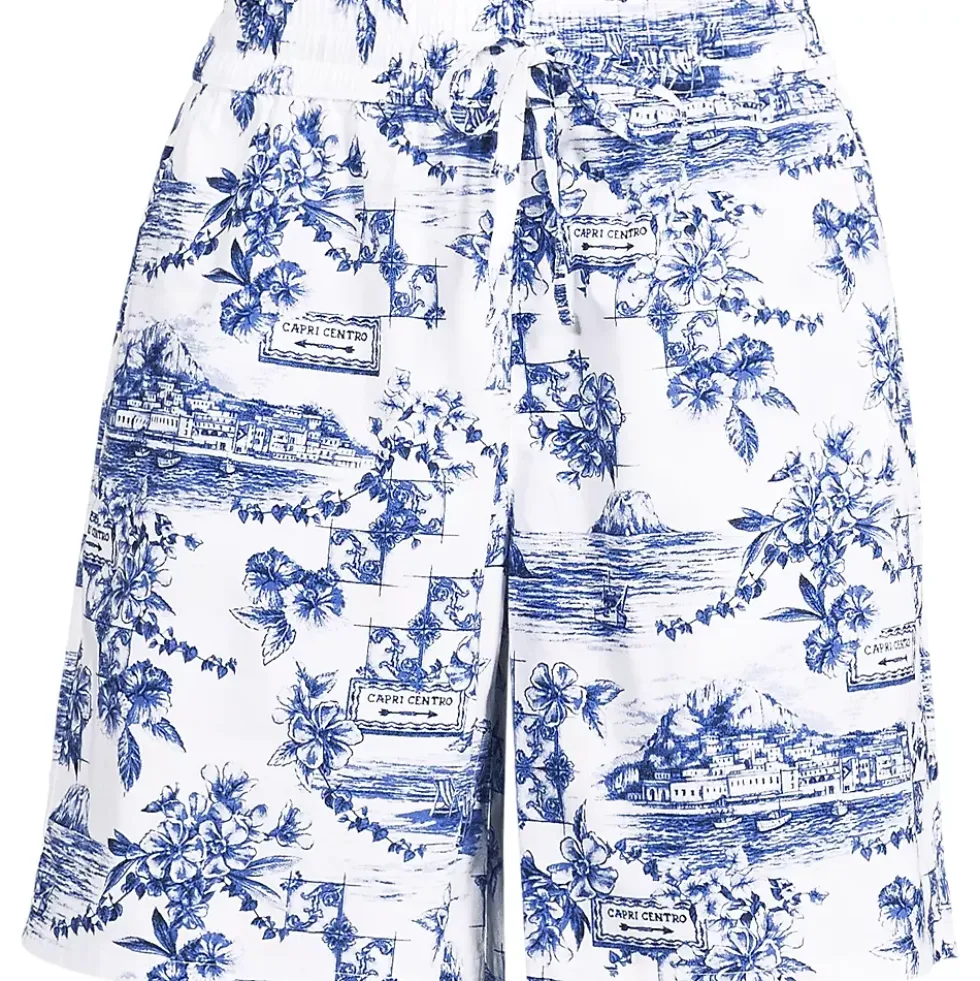 Women's Poplin High Rise Pull On 7" Shorts
